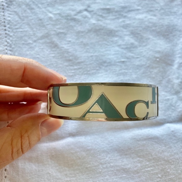 Coach - White & Blue Enamel Bracelet - Picture 4 of 8